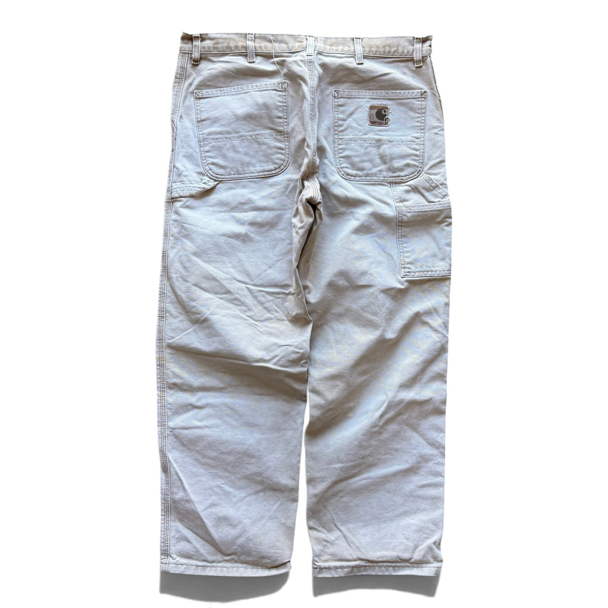 Carhartt Carpenter Pants Distressed Tan
