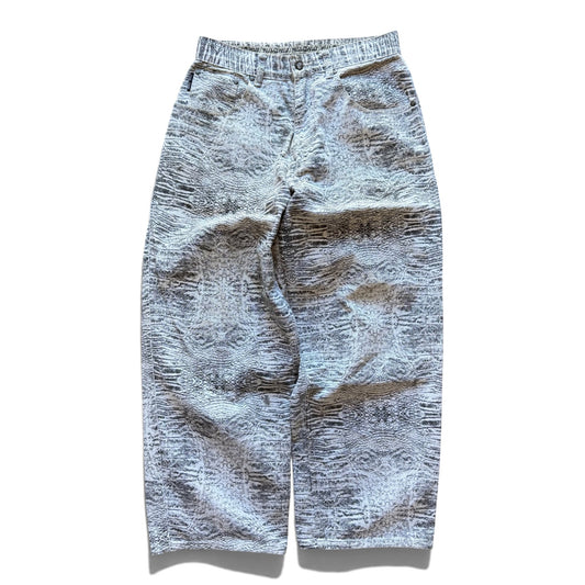 00's Pelle Pelle Snakeskin Print Pants