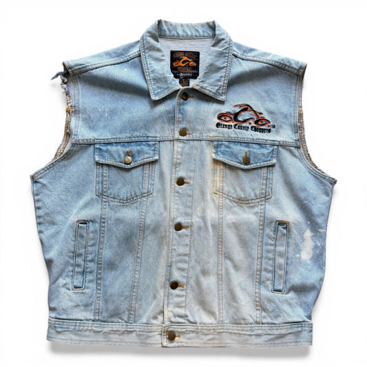 1990's Orange County Choppers Denim Vest
