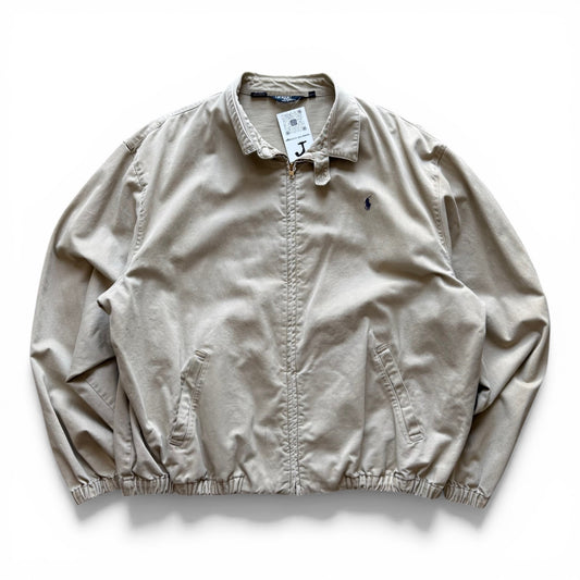 1990's Polo Ralph Lauren Zip-Up Jacket Tan
