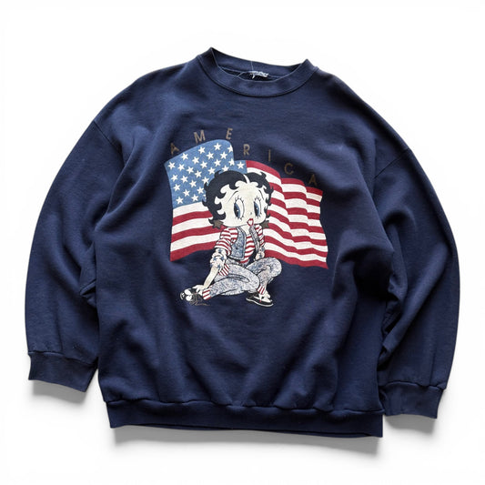 1990's American Betty Boop Crewneck