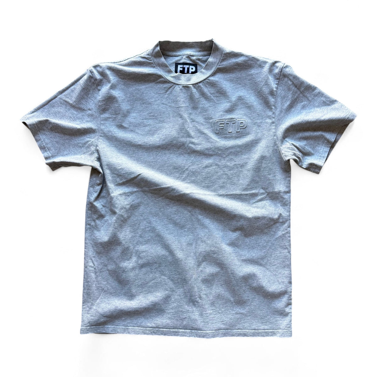 FTP Embossed Heather Grey T-Shirt