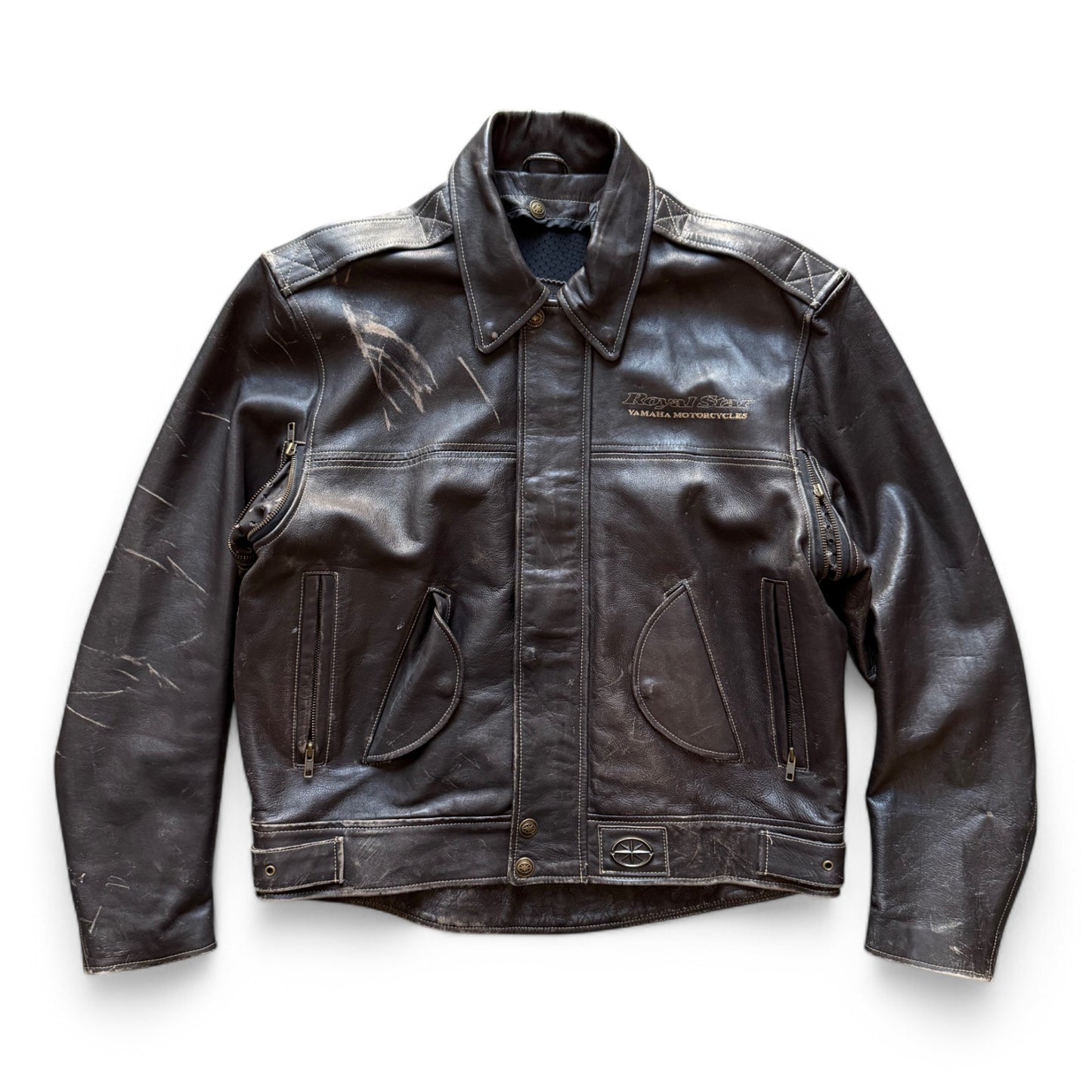 2000's Royal Star Yamaha Motorcycles Leather Jacket